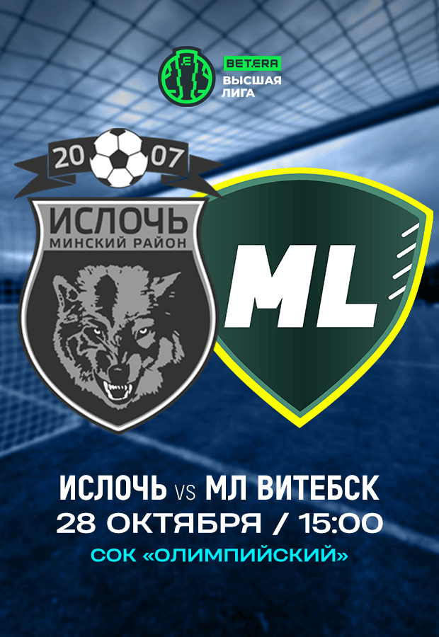 Isloch vs. ML Vitebsk